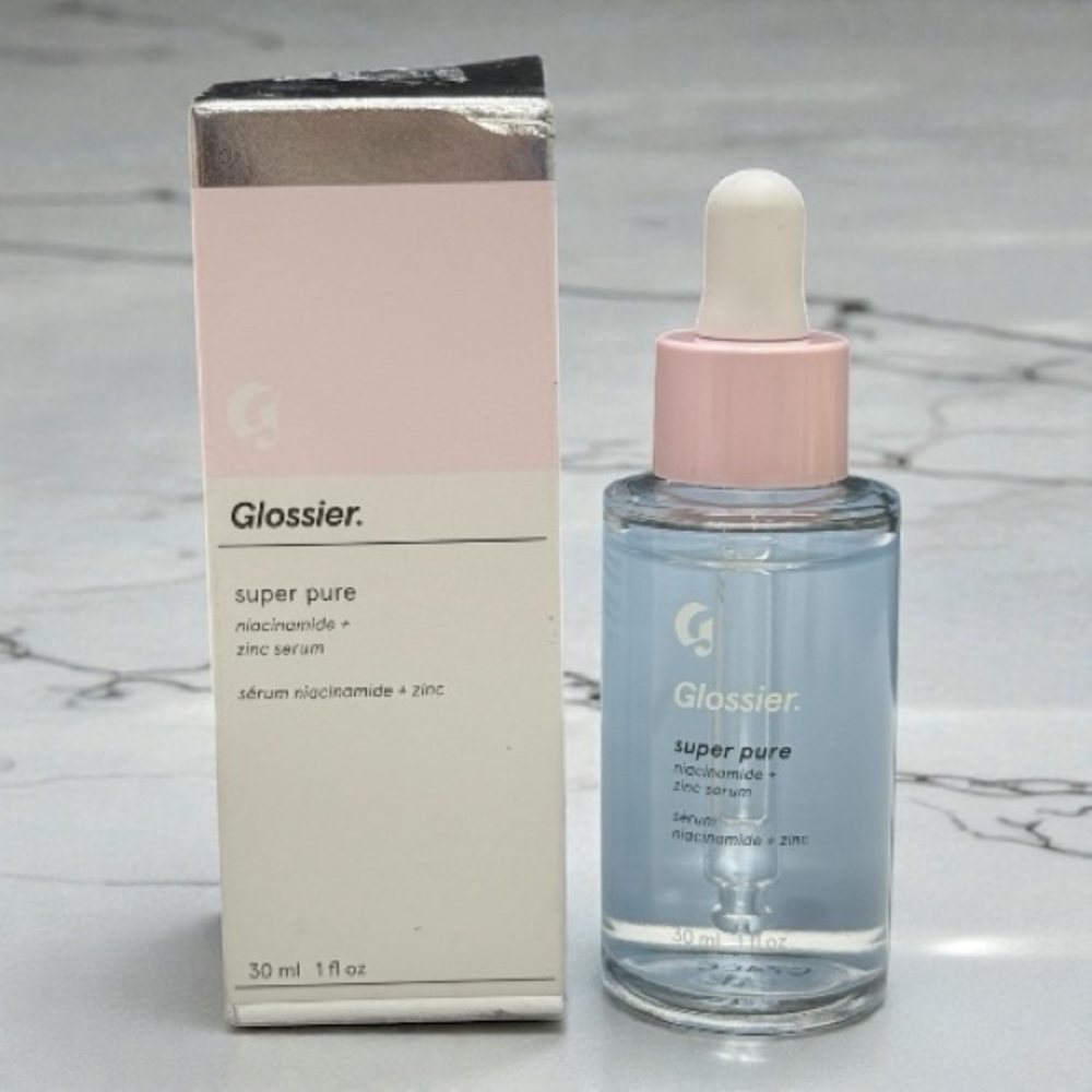 Glossier Super Pure Niacinamide + Zinc Serum Glossier Full Size 1 oz / 30 ml NIB